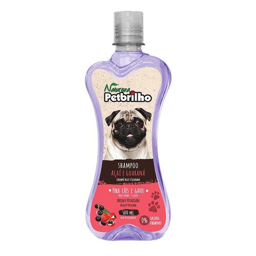 Shampoo Petbrilho Natureza Açaí e Guaraná - 500 mL