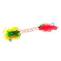 Brinquedo Bastão de Sisal com Penas para Gatos - Tam. Único - 1