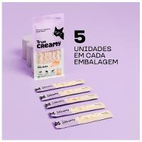 Petisco Cremoso True Creamy Sabor Camarão e Atum para Gatos - 5 Unidades - 6