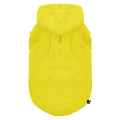 Casaco Moletom Amarelo para Cães e Gatos - Tam. 06