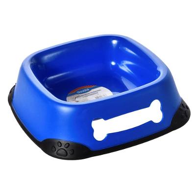 Comedouro Plástico Azul para Cães - Tam. P