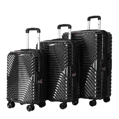 Conjunto de Malas Travelu Samedan Policarbonato + ABS - P, M e G