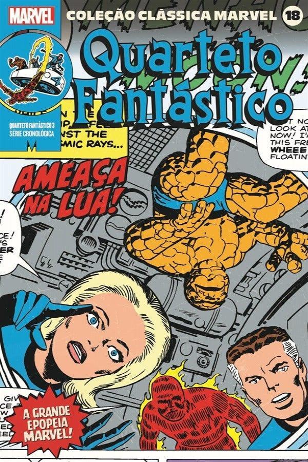 Coleção Clássica Marvel Vol. 18 - Quarteto Fantástico Vol. 3 - 1