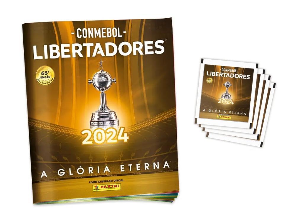 CONMEBOL LIBERTADORES 2024 - Álbum Capa Cartão + 40 envelopes - 1