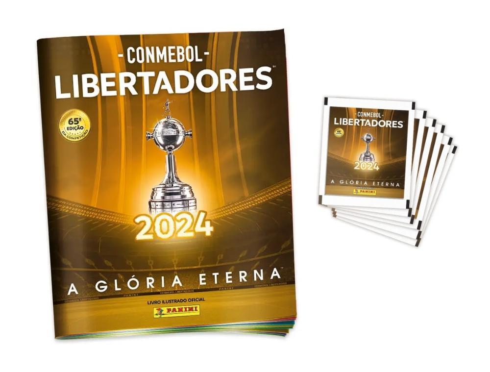 CONMEBOL LIBERTADORES 2024 - Álbum Capa Cartão + 60 envelopes - 1