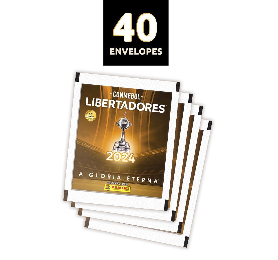 CONMEBOL LIBERTADORES 2024 - Kit Com 40 Envelopes - 2