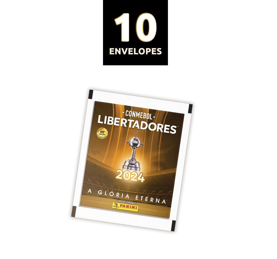 CONMEBOL LIBERTADORES 2024 - Kit Com 10 Envelopes - 2