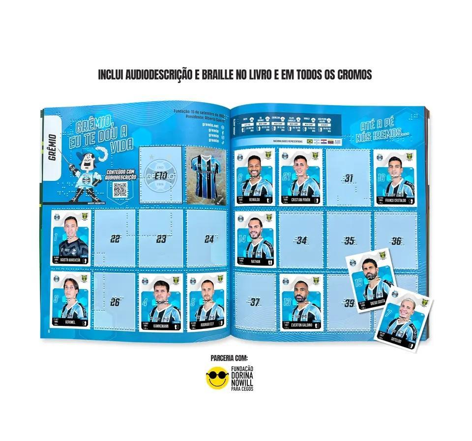 Brasileirão 2024 - Álbum Capa Cartão Completo Em BRAILE - 3