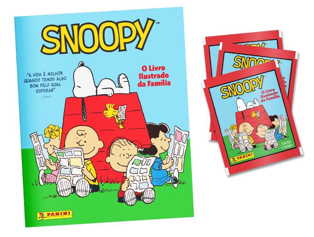 SNOOPY 2024 - Álbum Capa Cartão + Kit 10 Envelopes - 1