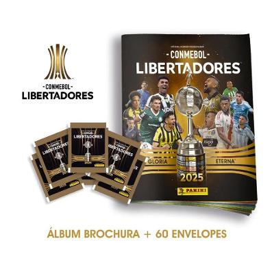 CONMEBOL LIBERTADORES STK 2025 - Álbum Capa Cartão + 60 Envelopes