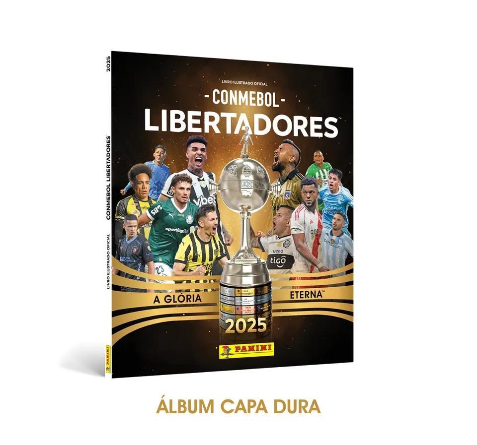 CONMEBOL LIBERTADORES STK 2025 - Álbum Capa Dura + 6 envelopes - 2
