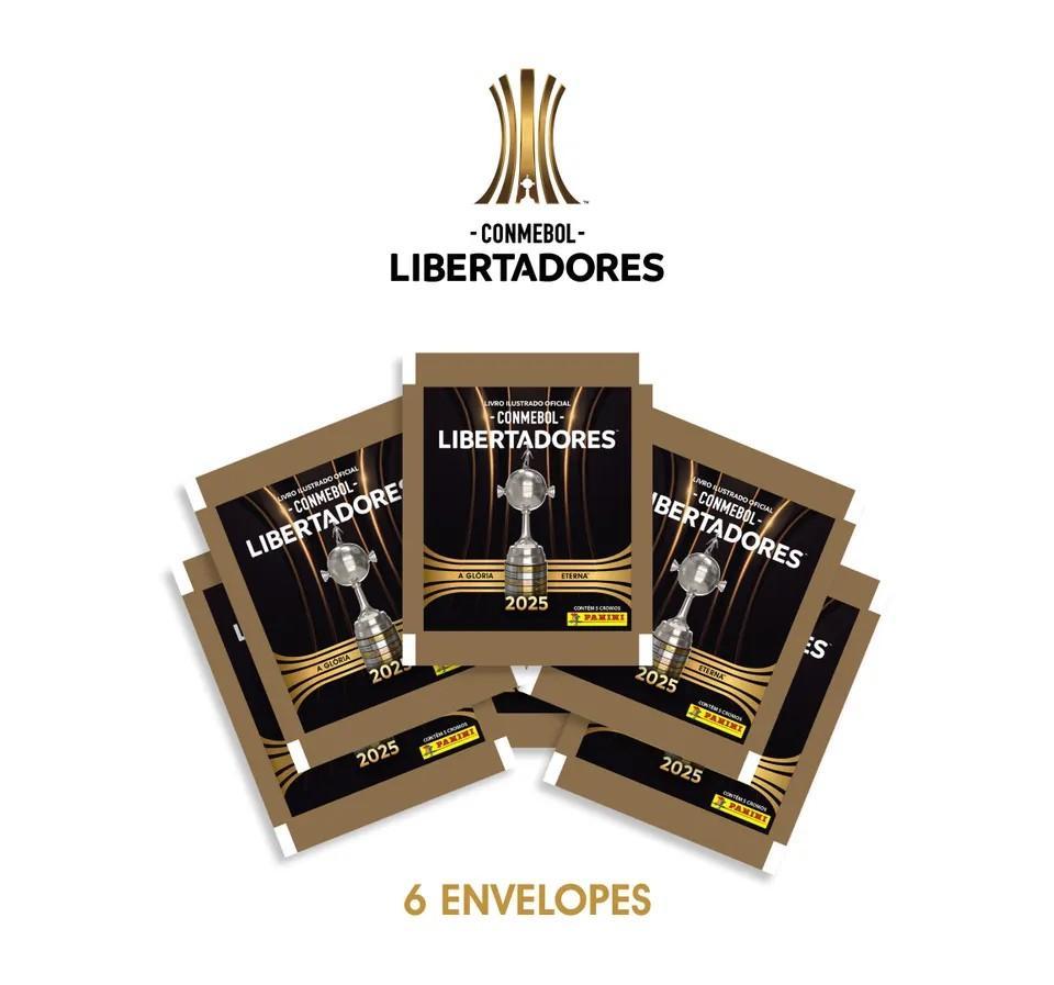 CONMEBOL LIBERTADORES STK 2025 - Álbum Capa Dura + 6 envelopes - 3