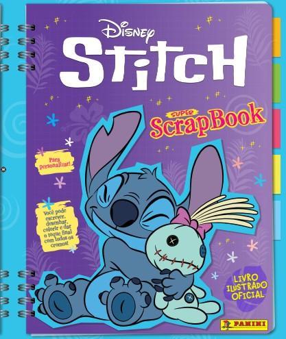 Kit Stitch - Super Scrapbook - Álbum Capa Cartão + 18 envelopes - 2
