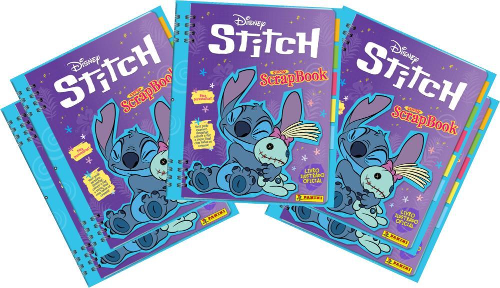 Kit Stitch - Super Scrapbook - Álbum Capa Cartão + 12 envelopes - 4