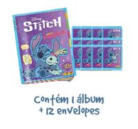 Kit Stitch - Super Scrapbook - Álbum Capa Cartão + 12 envelopes - 1