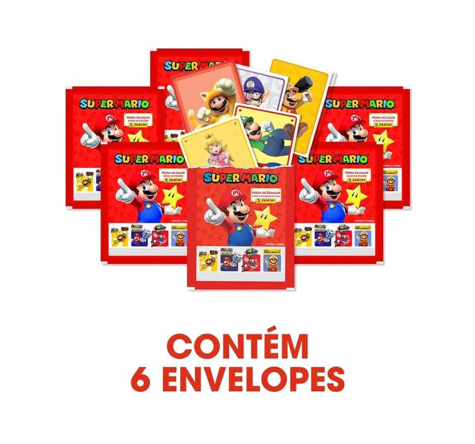 SUPER MARIO - Álbum Capa Cartão + 6 Envelopes - 4