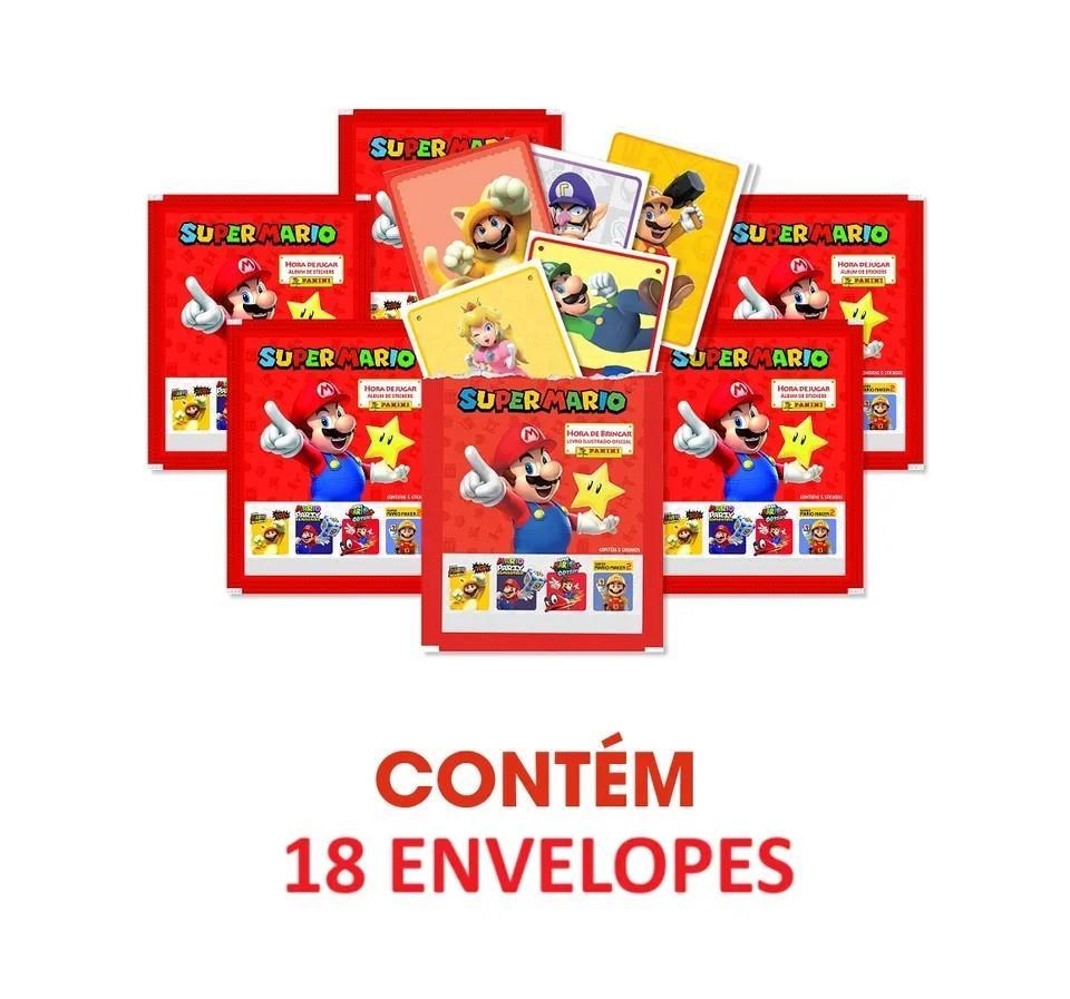 SUPER MARIO - Álbum Capa Cartão + 18 Envelopes - 4