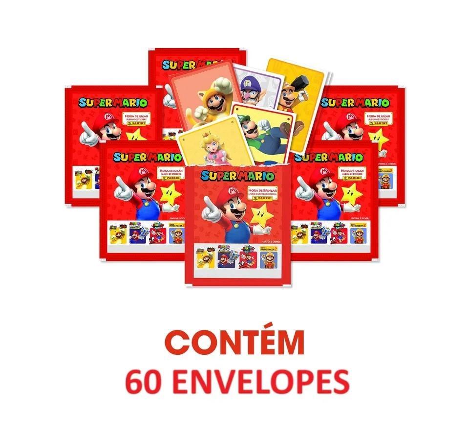 SUPER MARIO - Álbum Capa Cartão + 60 Envelopes - 2