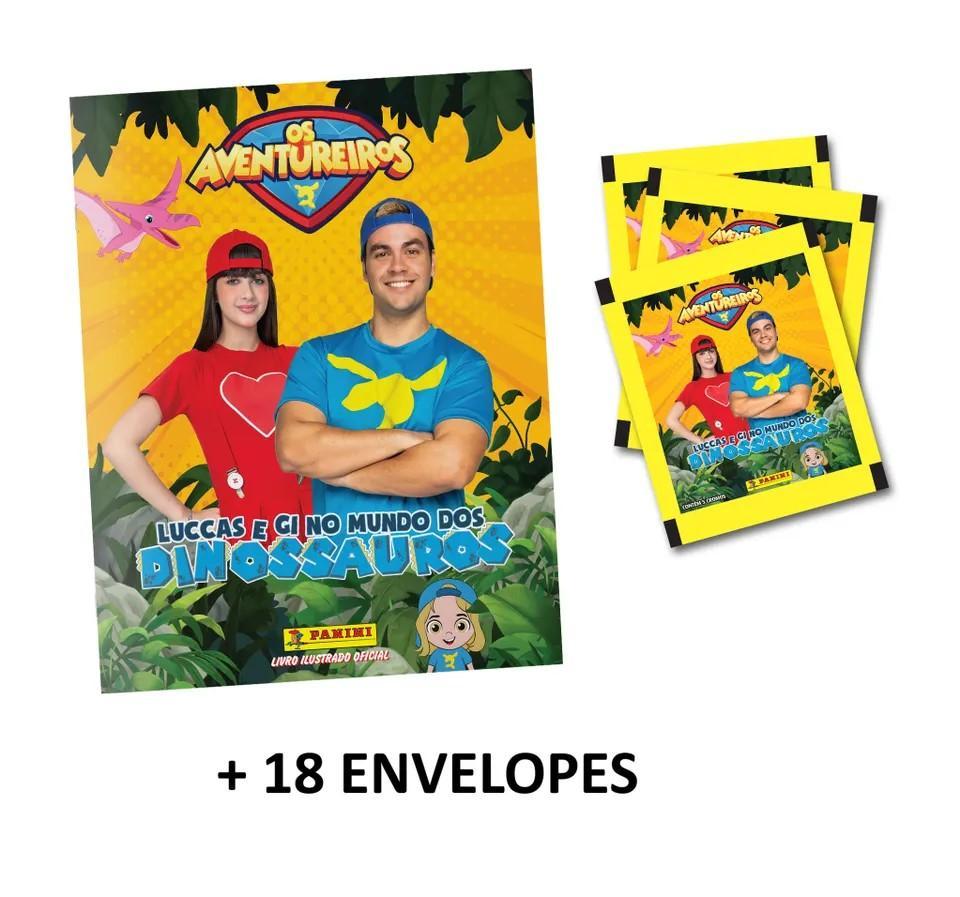 LUCCAS NETO - Álbum Capa Cartão + 18 Envelopes - 1