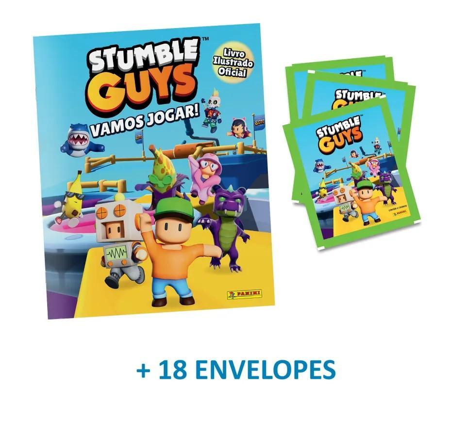 STUMBLE GUYS - Álbum Capa Cartão + 18 Envelopes - 1