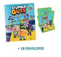 STUMBLE GUYS - Álbum Capa Cartão + 18 Envelopes - 1