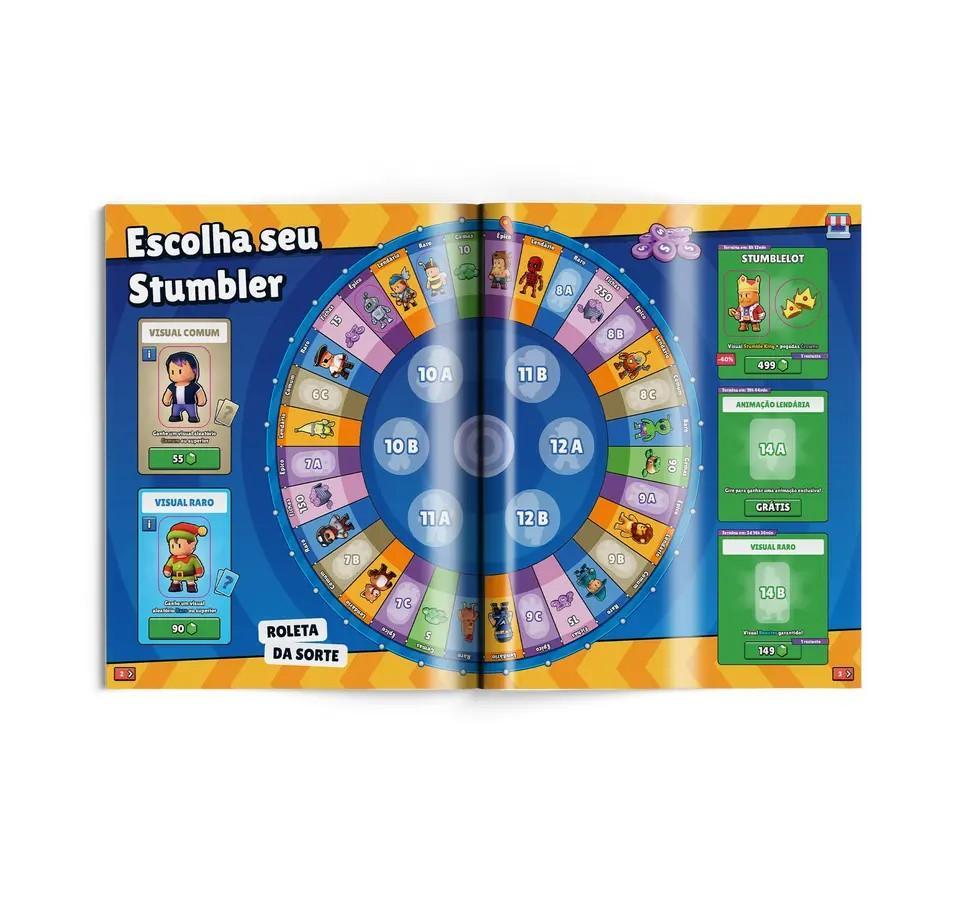 STUMBLE GUYS - Álbum Capa Cartão + 06 Envelopes - 4