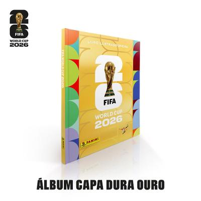 Copa Do Mundo 2026 - Álbum Capa Dura Ouro- FIFA WORLD CUP 2026™️