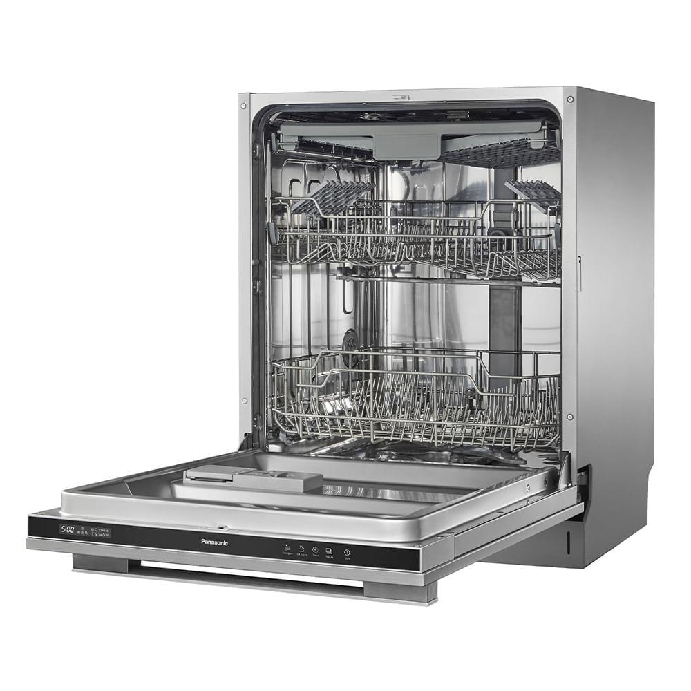 Lava-Louças de Embutir Panasonic 15 serviços e Função ECO Inox - NP-6M2FTKBRP - 4