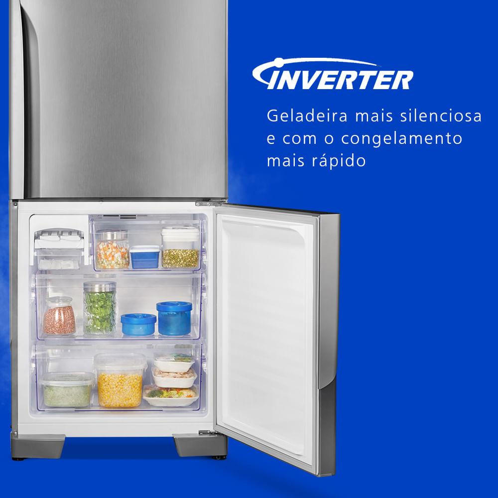 Geladeira Panasonic Frost Free 480L A+++ Aço Escovado - NR-BB71PVFX - 5