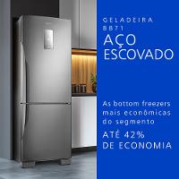 Geladeira Panasonic Frost Free 480L A+++ Aço Escovado - NR-BB71PVFX - 2