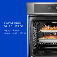 Forno Elétrico de Embutir Panasonic Multifunções 80L Inox - HL-CX668SRPK - 3