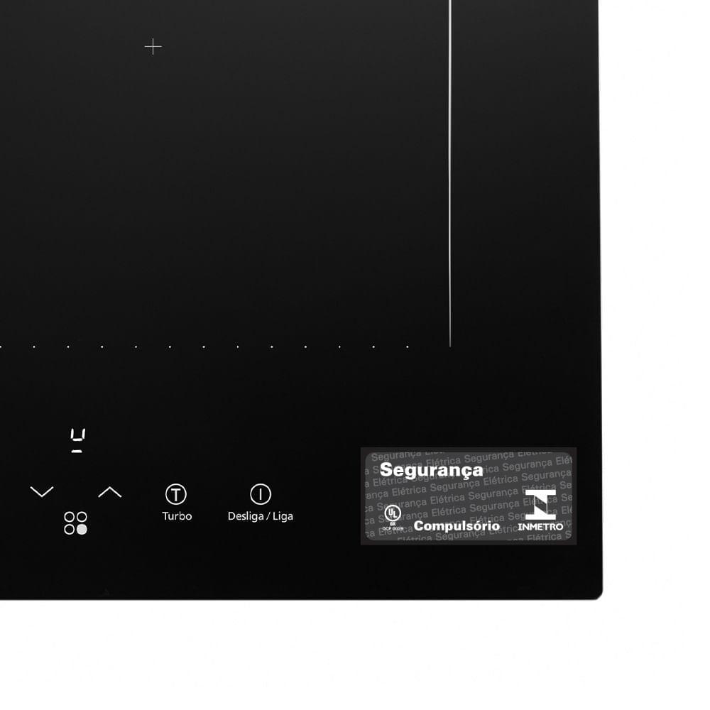 Cooktop de Indução Panasonic 4 Zonas Painel Touch Preto - KY-W648CLRPK - 10
