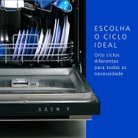 Lava-Louças Panasonic 15 serviços e Design Premium Preta - NP-6M1MBKBRP - 6