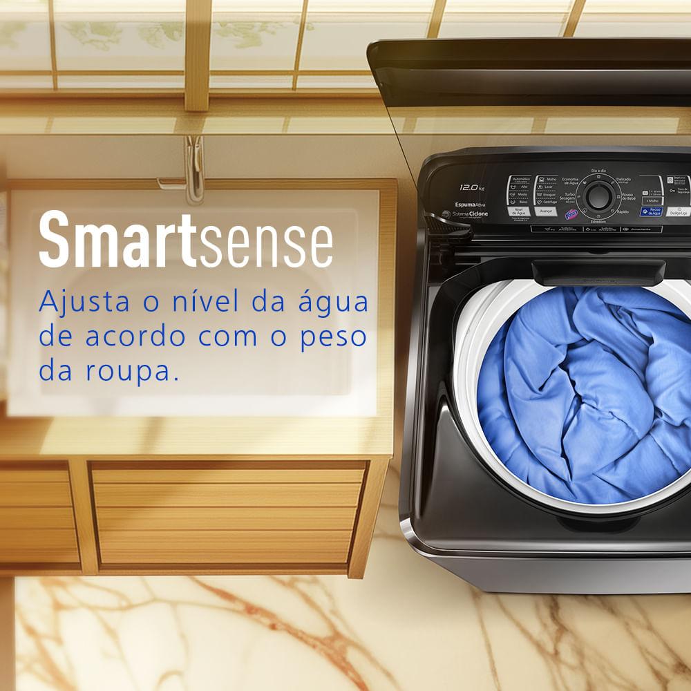 Máquina de Lavar Panasonic Função Vanish 12kg Titânio - NA-F120B1T - 3
