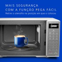 Microondas Panasonic Tecnologia Pega Fácil 21L Branco Espelhado - NN-ST27LWRU - 6