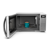 Microondas Panasonic Tecnologia Pega Fácil 21L Branco Espelhado - NN-ST27LWRU - 9