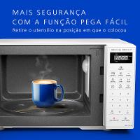 Microondas Panasonic Tecnologia Antibactéria AG 21L Branco - NN-ST25LWRU - 6