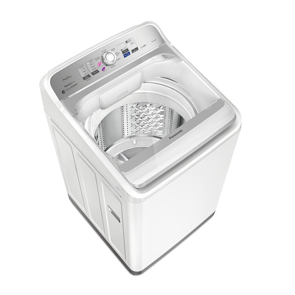 Máquina de Lavar Panasonic função Vanish Branco mais Branco 14kg Branca - NA-F140B1W - 8