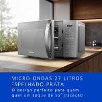 Microondas Panasonic Dupla Refeição 27L Prata - NN-ST55LMRU - 2