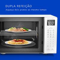 Microondas Panasonic Dupla Refeição 34L Branco - NN-ST65LWRU