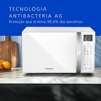 Microondas Panasonic Dupla Refeição 34L Branco - NN-ST65LWRU - 5