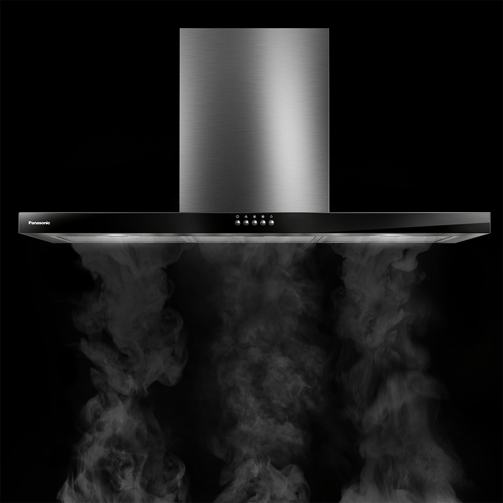 Coifa de Parede Panasonic com Modo Depurador 90cm Black Glass - FV-9HSDB2 - 9