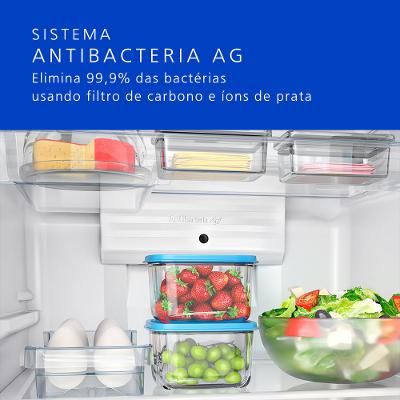 Geladeira Panasonic A+++ Frost Free 387L Aço Escovado - NR-BT41PD1X