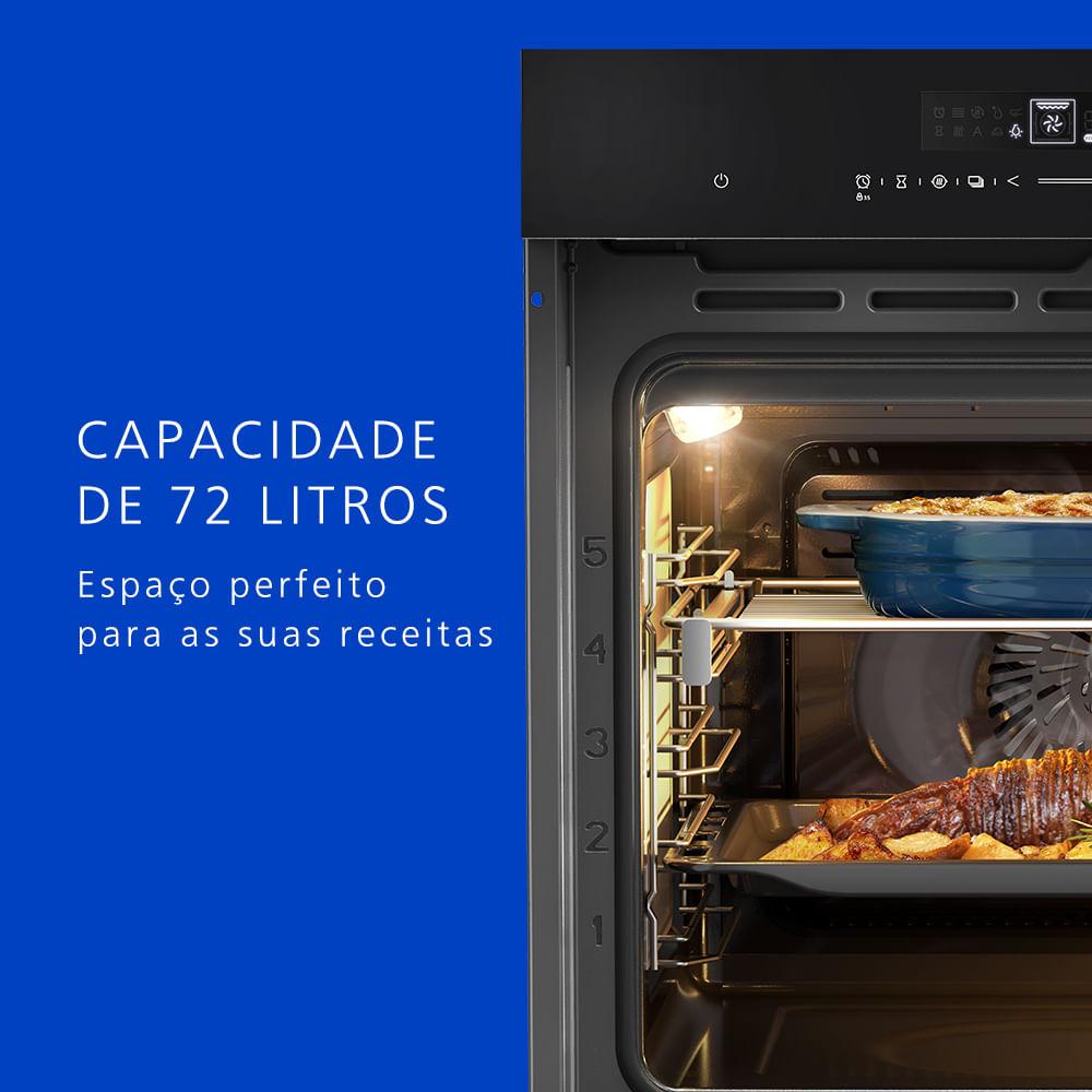 Forno Elétrico de Embutir Black Glass- HL-CX672BRPK - 3