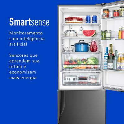Geladeira Panasonic Frost Free 397L A+++ Titânio - NR-BB41PV1T