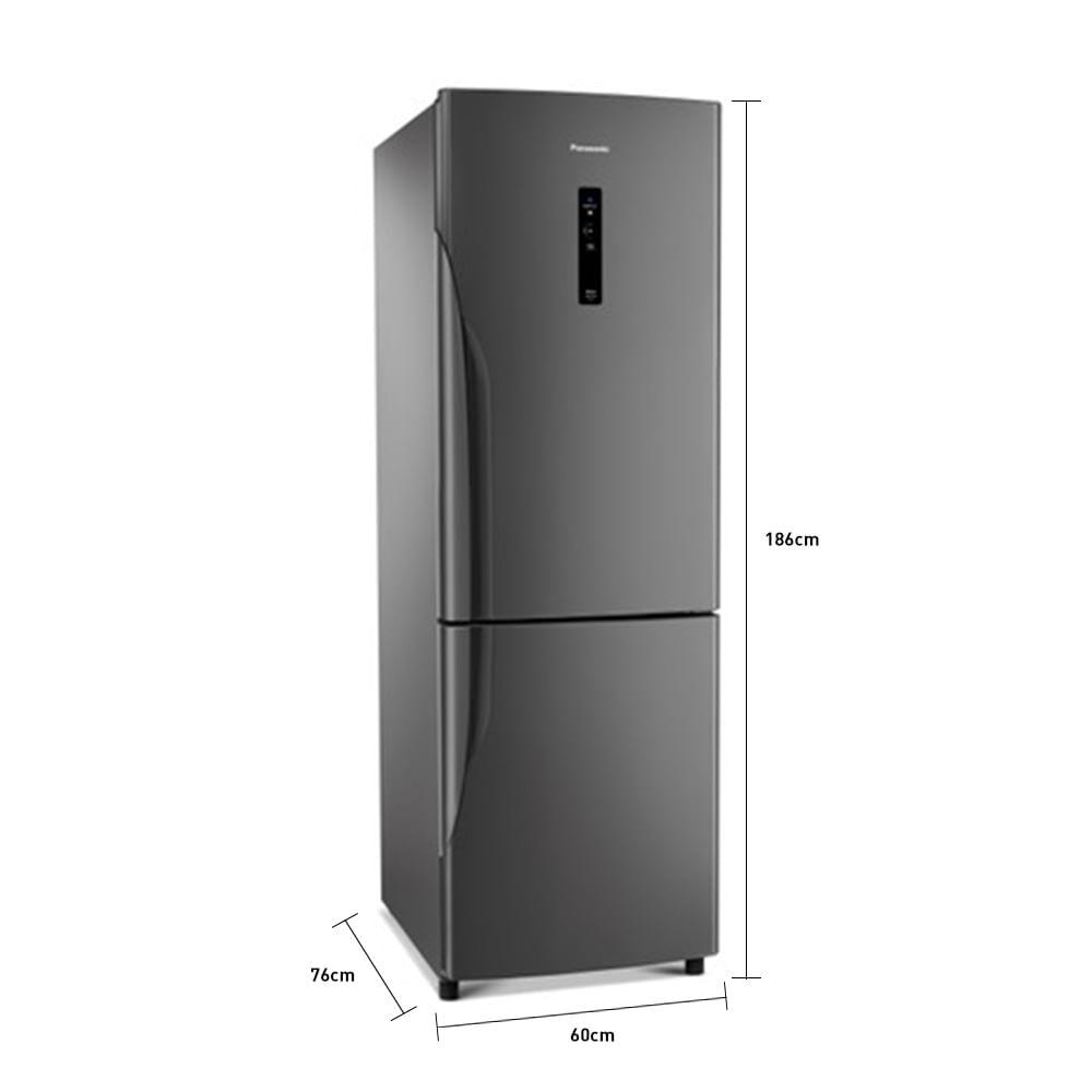 Geladeira Panasonic Frost Free 397L A+++ Titânio - NR-BB41PV1T - 4