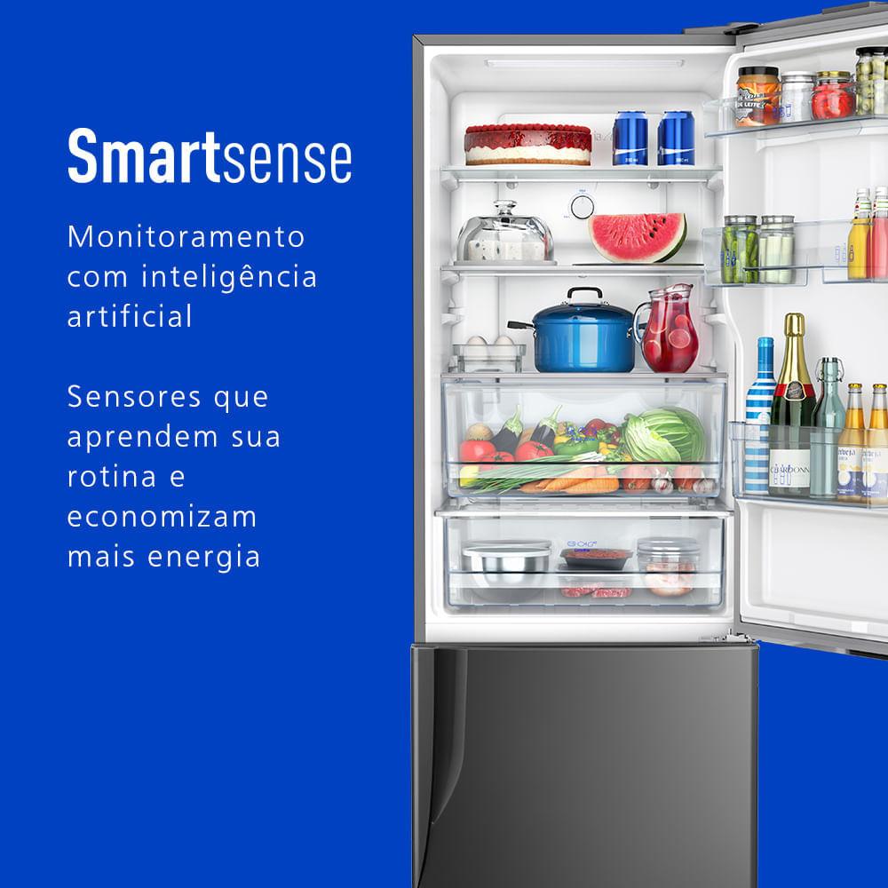 Geladeira Panasonic Frost Free 397L A+++ Titânio - NR-BB41PV1T - 8