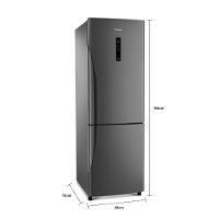 Geladeira Panasonic Frost Free 397L A+++ Titânio - NR-BB41PV1T