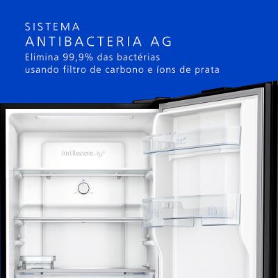 Geladeira Panasonic Frost Free 397L A+++ Black Glass - NR-BB41GV1B