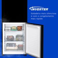 Geladeira Panasonic Frost Free 397L A+++ Black Glass - NR-BB41GV1B